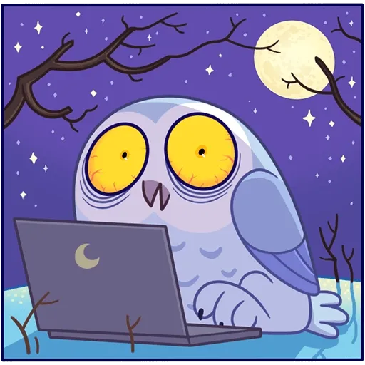 Сова Плюша 2/2 - Sticker 16