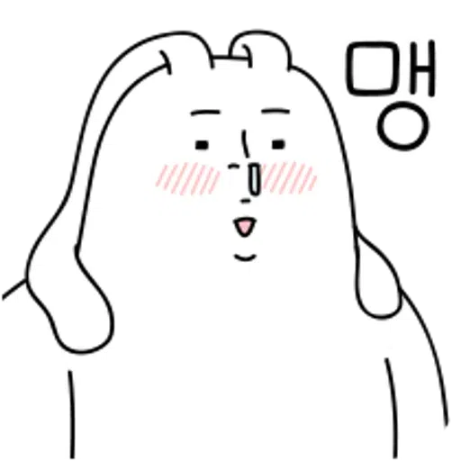 [ 알림 ] 더 끼부리는 러블리 토끼 러끼 - Sticker 10