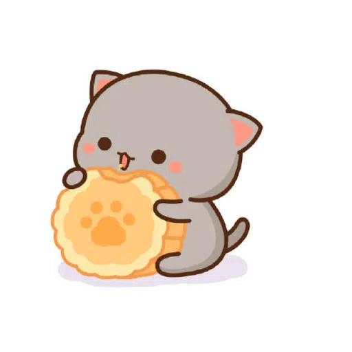 Mochi Mochi Peach Cat - Christmas - Sticker 13