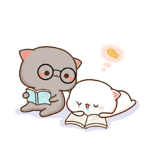 Mochi Mochi Peach Cat - Christmas - Sticker 9