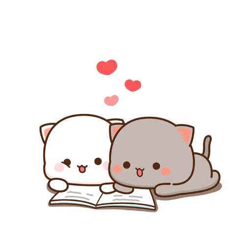 Mochi Mochi Peach Cat - Christmas - Sticker 10