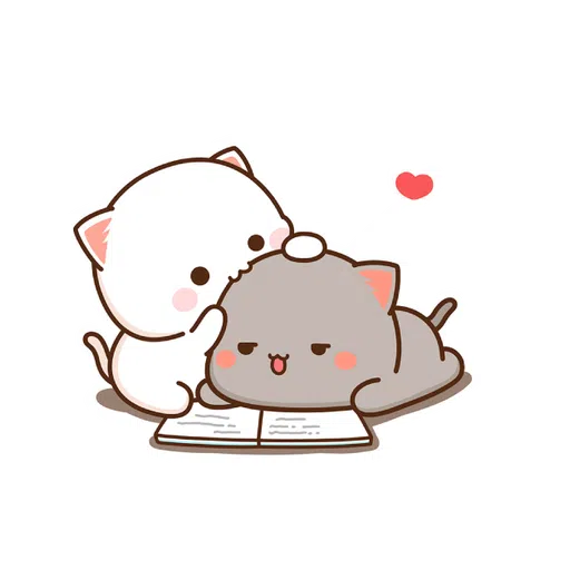 Mochi Mochi Peach Cat - Christmas - Sticker 11