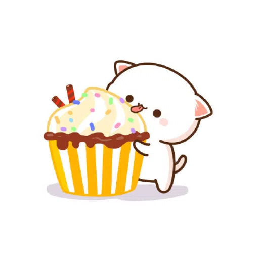 Mochi Mochi Peach Cat - Christmas - Sticker 14