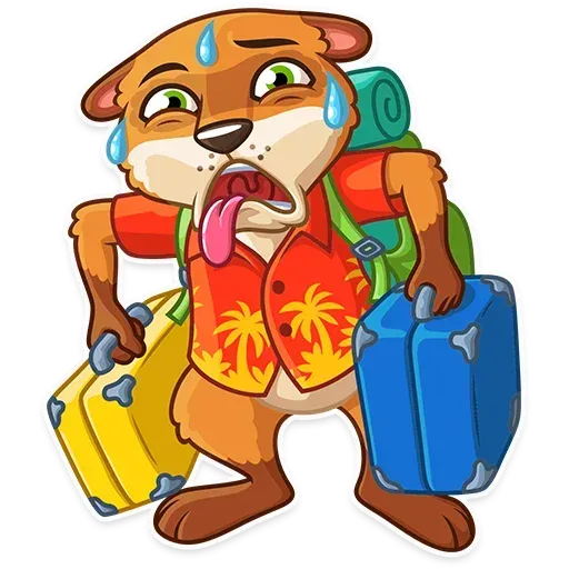 It's Vacation Time - Sticker 20