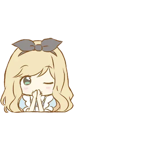 Alice Emoji - Sticker 19