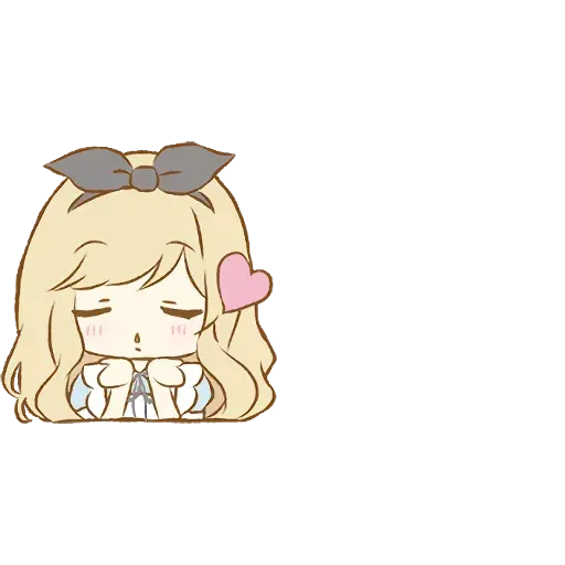 Alice Emoji - Sticker 9