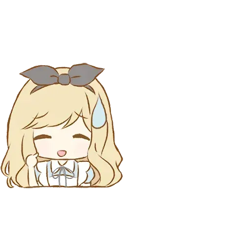 Alice Emoji - Sticker 12