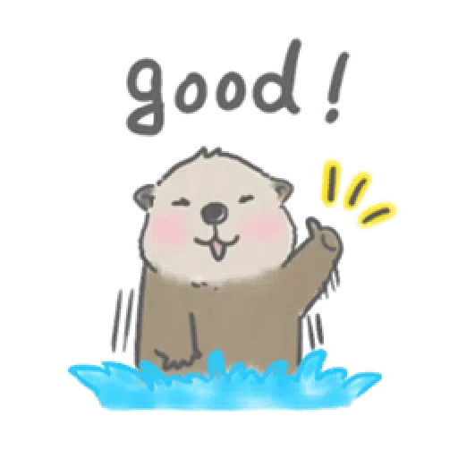 Otter’s kawaii sea otter - Sticker 11