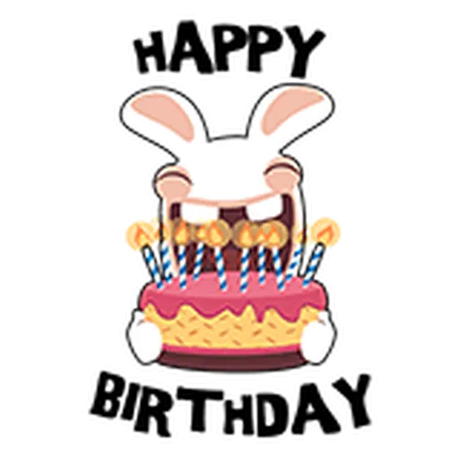 Rayman Rabbid - Sticker 12