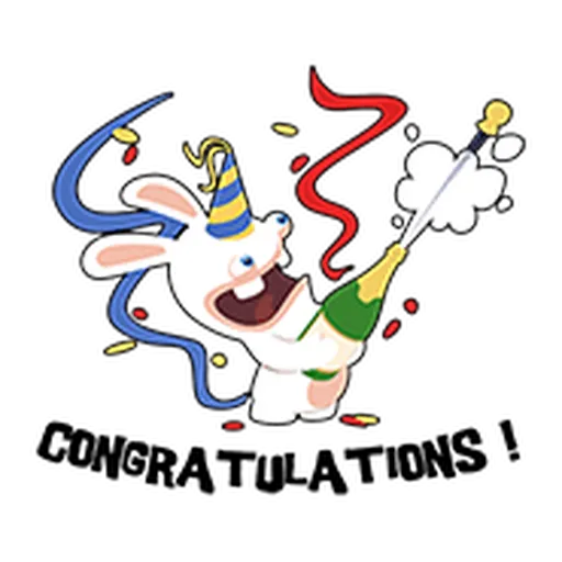 Rayman Rabbid - Sticker 26