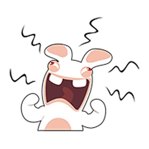 Rayman Rabbid - Sticker 30