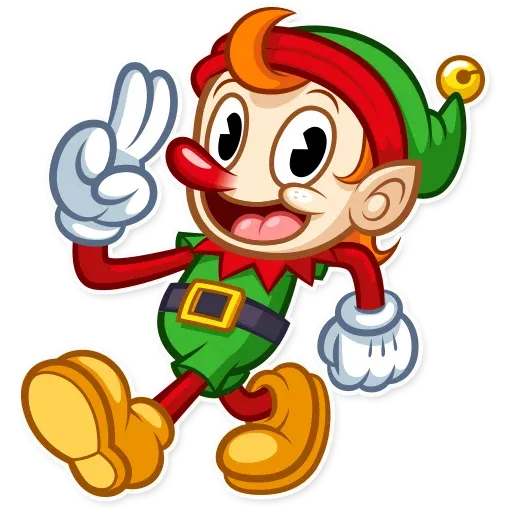 Christmas Elf - Sticker