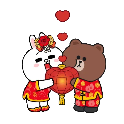 BROWN & FRIENDS  中國新年快樂 (CNY) - Sticker 22