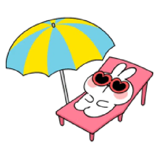 Summer Spoiled Rabbit 2 - Sticker 15