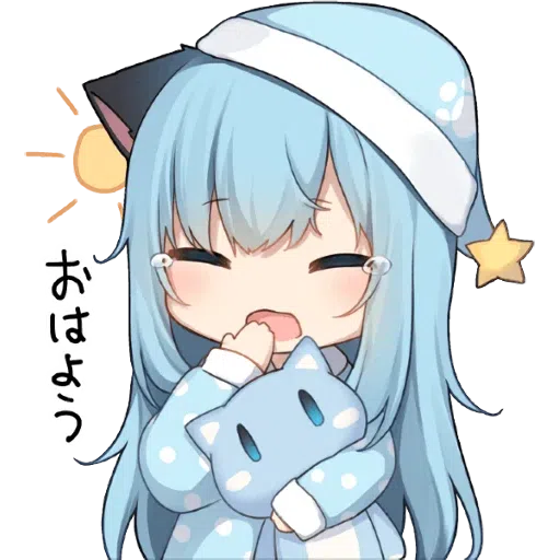 Nyanko🐾💙🤍 - Sticker 18
