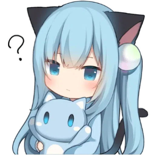 Nyanko🐾💙🤍 - Sticker 13