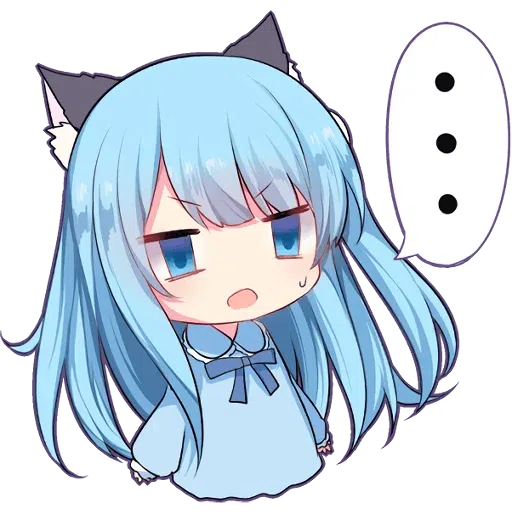 Nyanko🐾💙🤍 - Sticker 28
