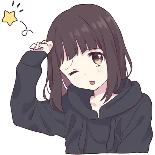 Chica anime 4 - Sticker 26