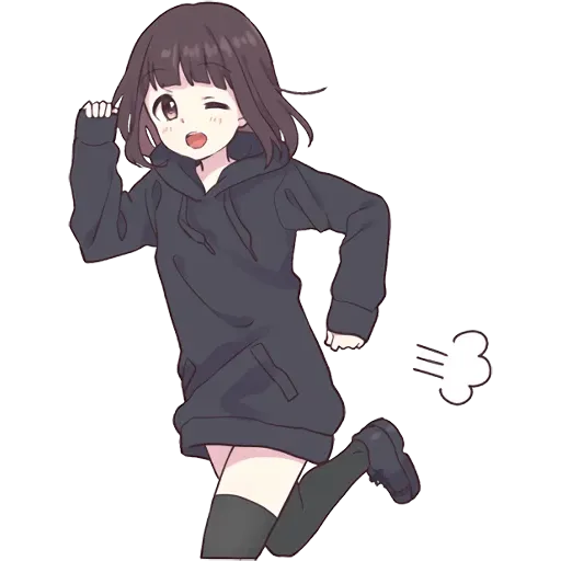 Chica anime 4 - Sticker 25