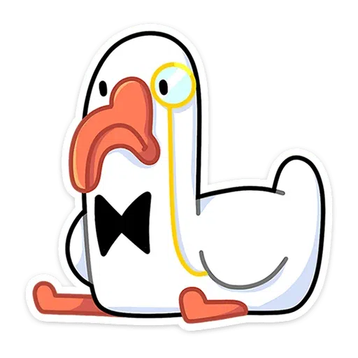 Polite Goose - Sticker 16