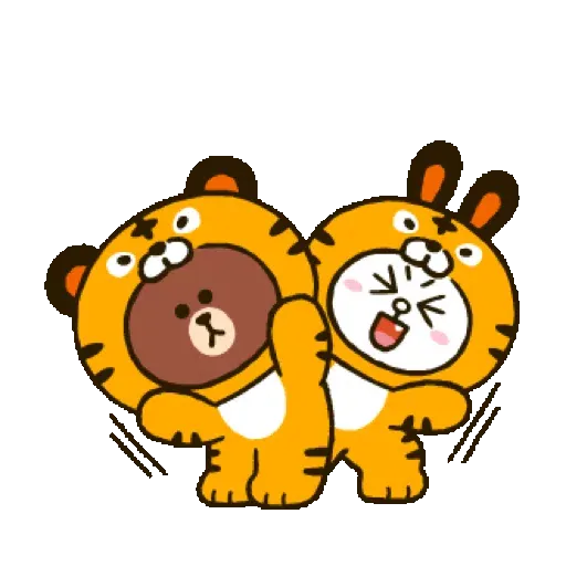 BROWN New Year's Animated Stickers (新年, CNY) GIF* - Sticker 19