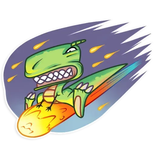 The almost good dinosaur - Sticker 29