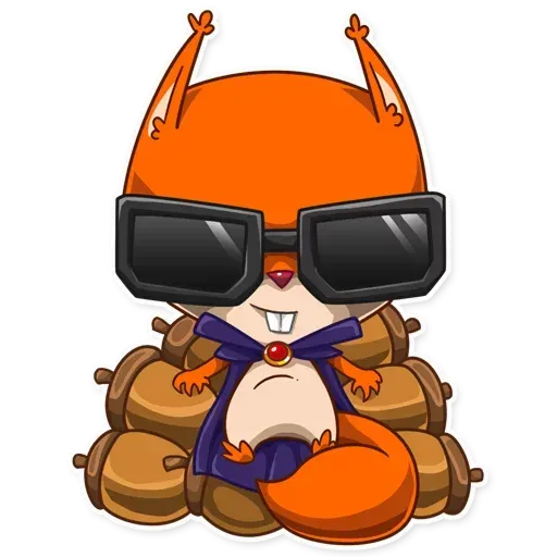 Шкодливая белка - Sticker 14