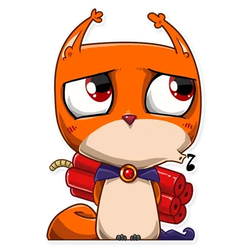 Шкодливая белка - Sticker 15