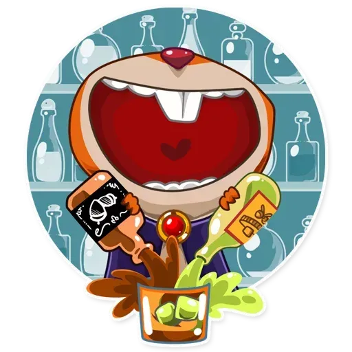 Шкодливая белка - Sticker 20