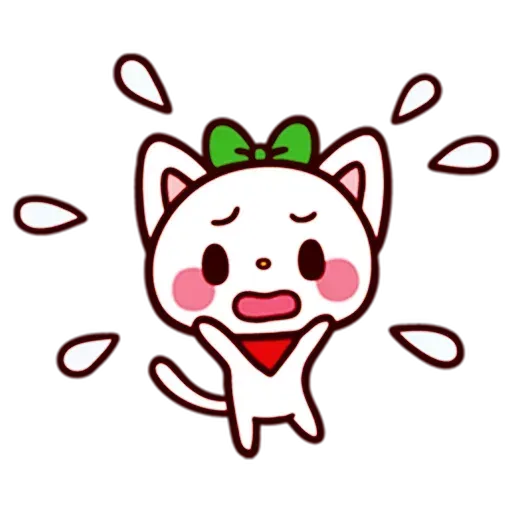 Girl and cat II - Sticker 9