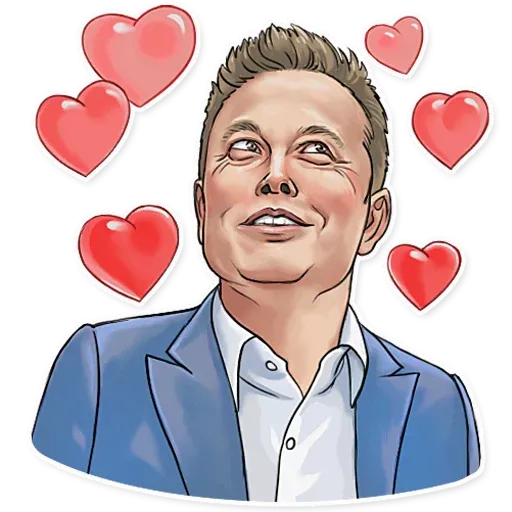 Elon Musk - Sticker 10