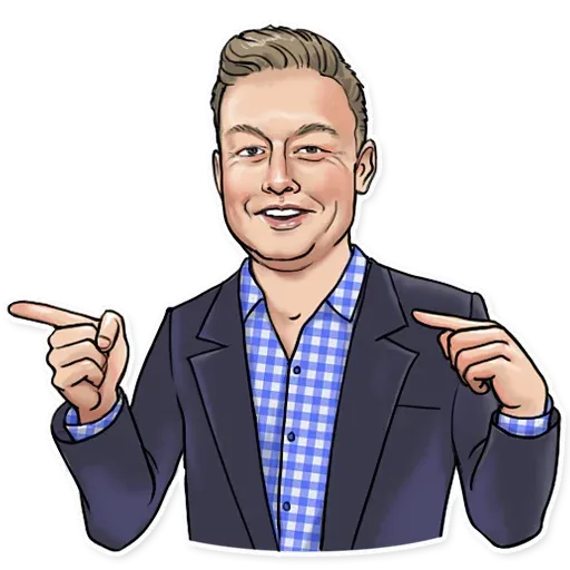 Elon Musk - Sticker 11