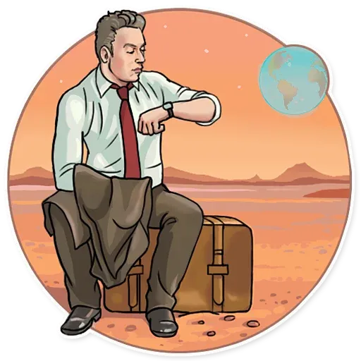 Elon Musk - Sticker 24