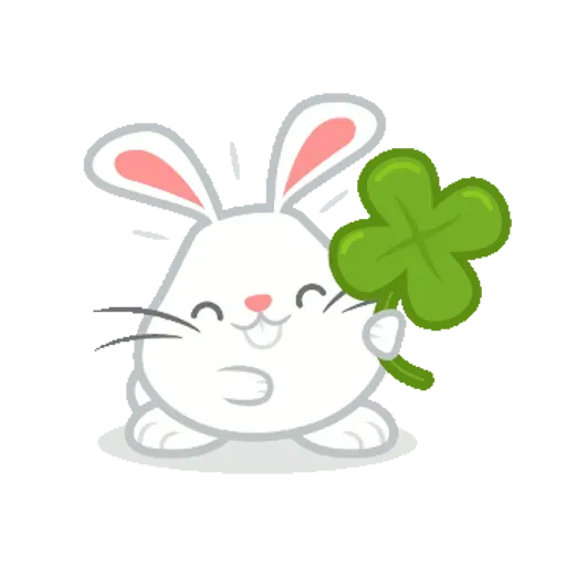 Hangouts bunny full - Sticker 11