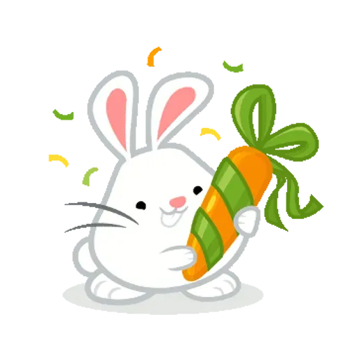 Hangouts bunny full - Sticker 10