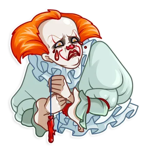 клоун ебанный - Sticker 16