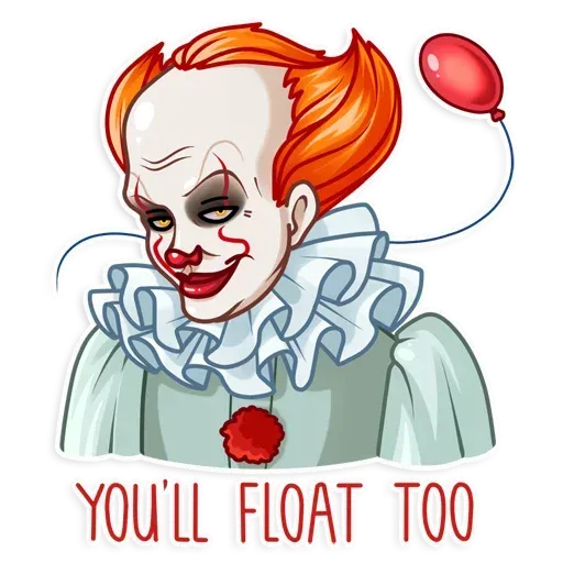 клоун ебанный - Sticker 9