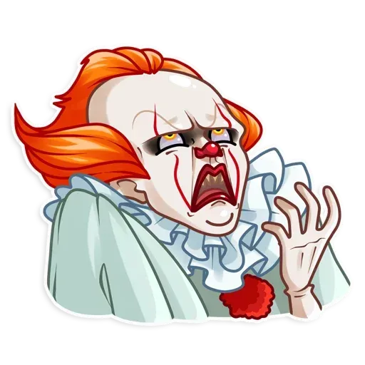 клоун ебанный - Sticker 21