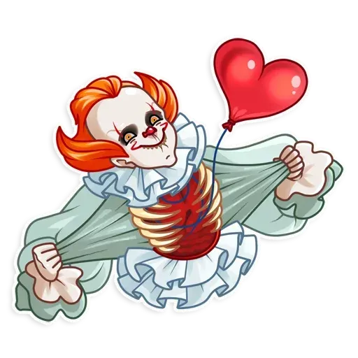 клоун ебанный - Sticker 22