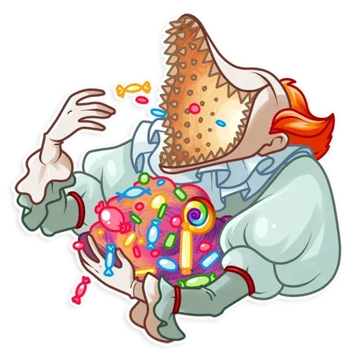 клоун ебанный - Sticker 20