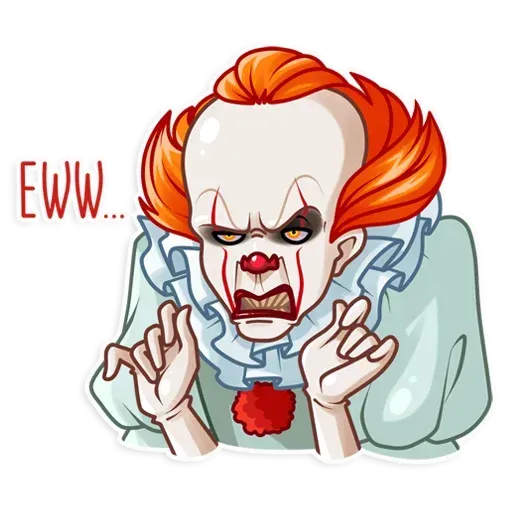 клоун ебанный - Sticker 25