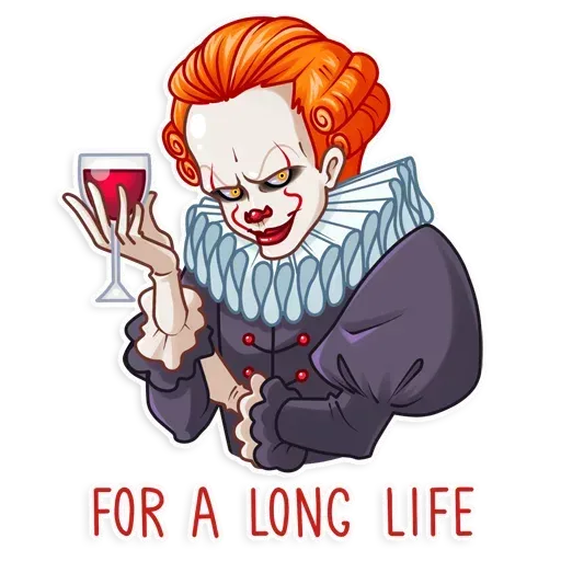 клоун ебанный - Sticker 13