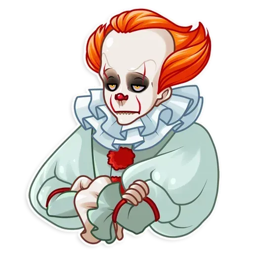 клоун ебанный - Sticker 19