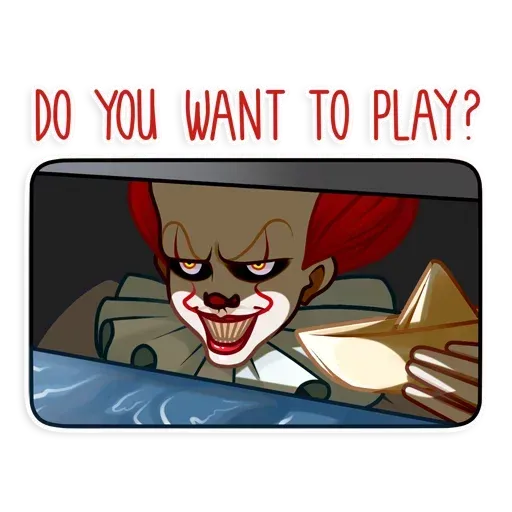 клоун ебанный - Sticker 12