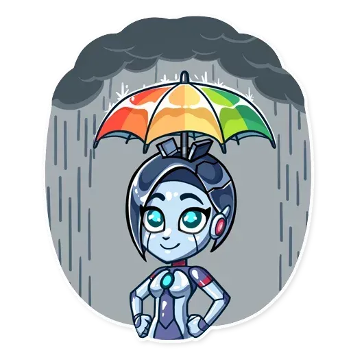 Go Robot - Sticker 25