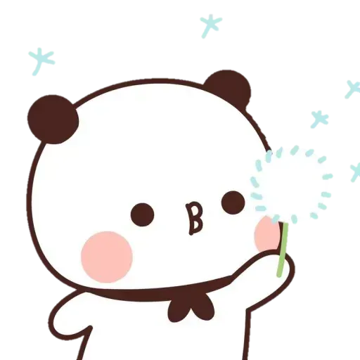Panda cute - Sticker 21