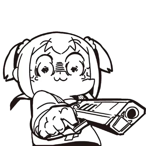 Pop team epic 03 - Sticker 21