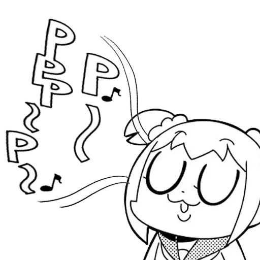 Pop team epic 03 - Sticker 25