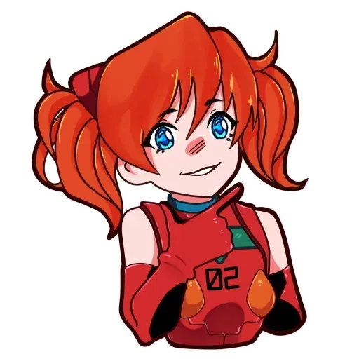 Asuka NGE - Sticker 17