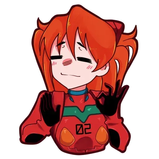 Asuka NGE - Sticker 19